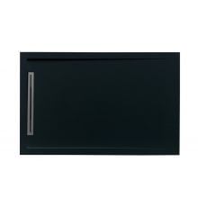 Piatto Doccia In Resina Freya Nero 80x120 cm 