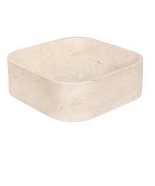 Lavoar Piatra Moderno Bianco 45x45 cm