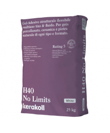 Adesivo KERAKOLL H40 No Limits 25 kg Bianco C2TE