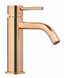 Paffoni Light Esclusivo Miscelatore Lavabo Oro Rosa