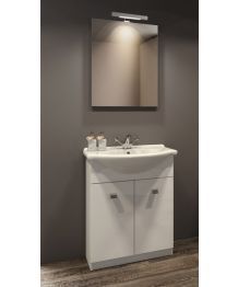 Set Completo Di Mobili Bagno Still White L65 cm
