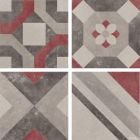 Decoro Abk Combi 4 Grigio/Rosso 30x30 cm ai soli 18,85 € 1 Italia Website