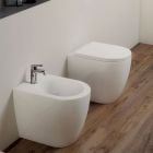 Sanitari A Terra Azzurra Comoda Bianco Lucido