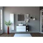 Set Mobilier Baie Suspendat Harmony Urban Bianco Matrix 130 cm
