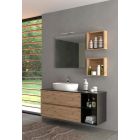 Set Mobilier Baie Suspendat Harmony Urban Rovere Nodato 110 cm