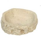 Lavabo In Pietra Astratto Beige Ø45