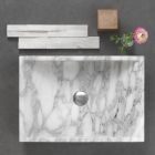 Lavabo Rettangolare Statuario Apuano Simmetrie 35x50 cm