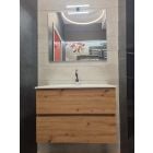 Mobilier Suspendat Baie Harmony Rovere Nodato 80 cm